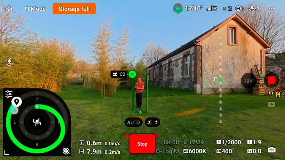 يوفر Avata 360 من DJI تتبعًا ممتازًا للهدف ولكن مع تطور 360 درجة