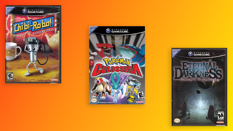 ثلاثة عناوين لـ GameCube: Chibi-Robo! وPokémon Colosseum وEternal Darkness